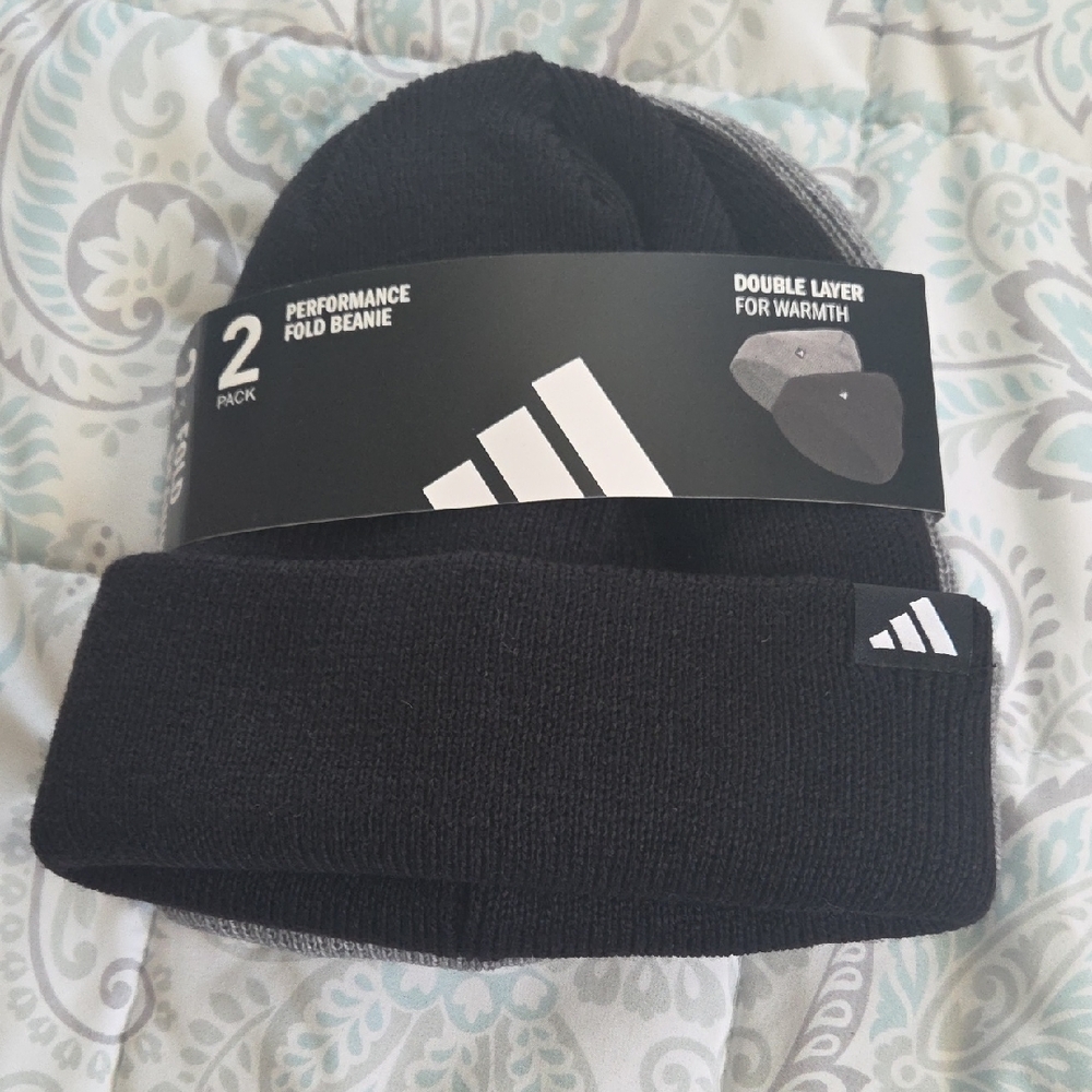 Adidas Black Fold Beanie (18)